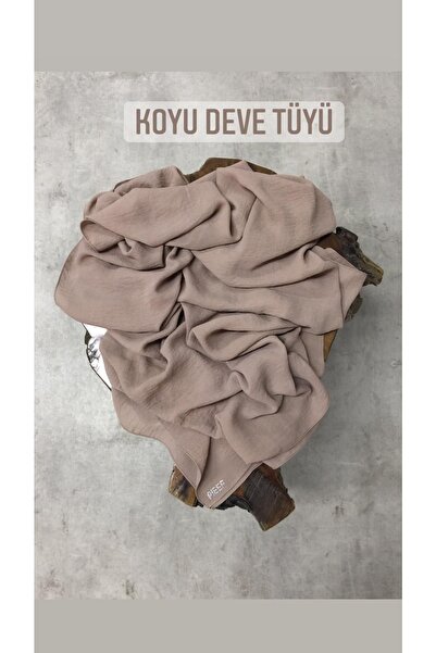 İPEKSCARF Pieef Caz Şal Koyu Deve Tüyü