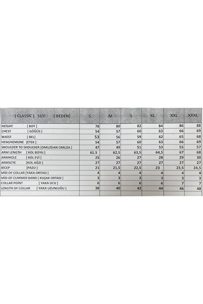 TWO HANDS Ανδρικό λινό πουκάμισο Plus Size