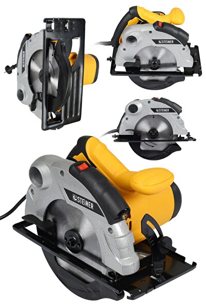 STEİNER Alman 4000 Watt Lazerli Bakir Sargili Metal Şanzuman Sunta Kesme Daire Testere Makinesi 185 Mm