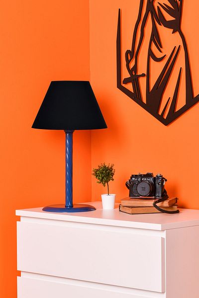 MINIMAL ETICARET VE BILGI TEKNOLOJILERI Classic Blue Cone Lampshade