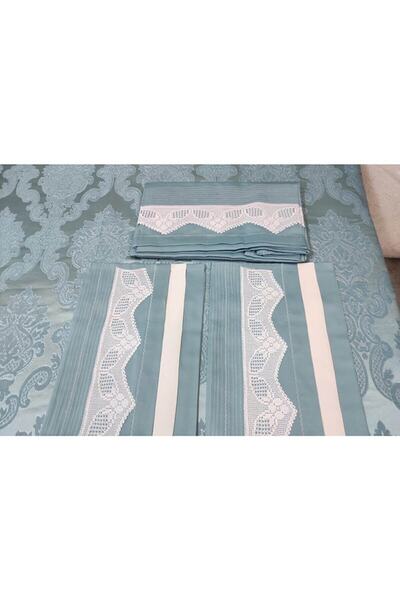 Çeyizci Sokağı مجموعة ملاءة سرير من الدانتيل مصنوعة يدويًا من الدانتيل