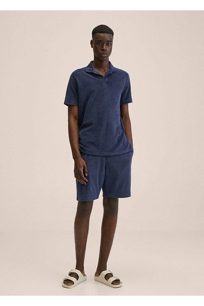 MANGO Man Bermudashorts aus Frottee-Baumwolle