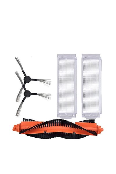 Roborge Xiaomi Mop Pro - مجموعة مكنسة كهربائية روبوتية و5 قطع غيار