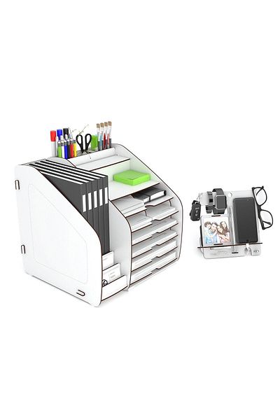 Design OTTO Fx-xl Modest 6 Color A4 Document Shelf Desktop Organizer
