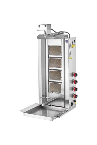 Remta Doğalgazlı Döner Ocağı Makinası 4 Radyan Üstten Motor