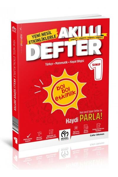 MODEL Yayınları 1 Sınıf Akıllı Süper Defter Tüm Dersler