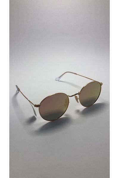 Soleil Unisex Sunglasses So1085 C2 Gold Mirrored Polarized