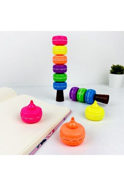 Notpa Vibrant Colors Macaron 6-Piece Design Highlighter