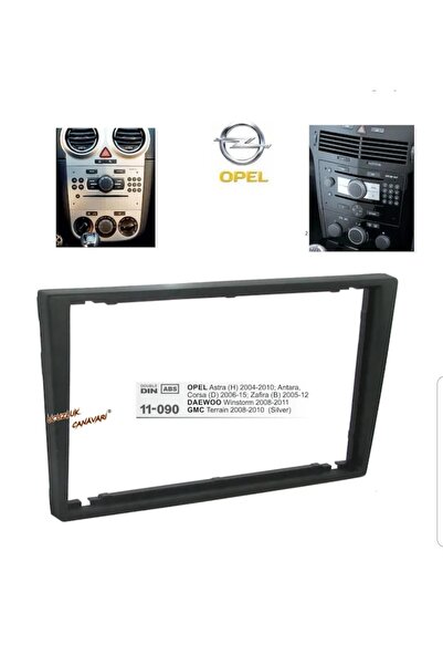 Cadence Opel Corsa Astra Combo Twingo Vivaro Compatible Double Frame 7 Inch