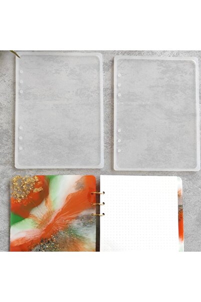 By Shesel Epoksi Silikon Kalıbı A5 2'li Defter Kabı Reçine Epoksi Silikon Kalıp