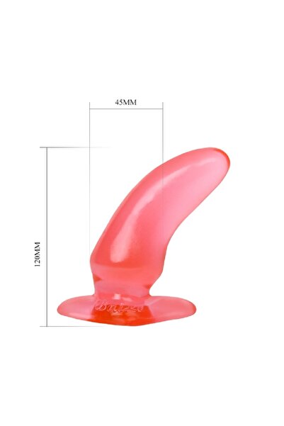 Lilitu Shop 12cm Jel Anal Alıştırıcı Açıcı Vantuzlu Plug