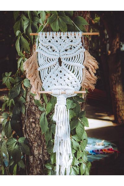 Spagettiyarn 4mm 330g Μωβ Μπλε 3 Στριφτό Σχοινί Μακραμέ Νήμα