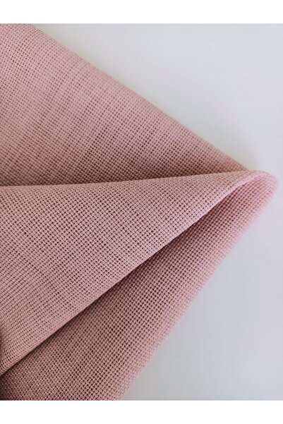 fabricorg قماش كتان مطرز إيتامين (50 × 160 سم)