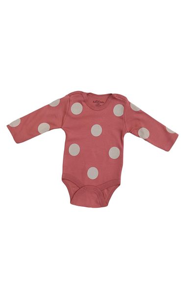 Aziz Bebe Long Sleeve Snap Badi 0-12 Months