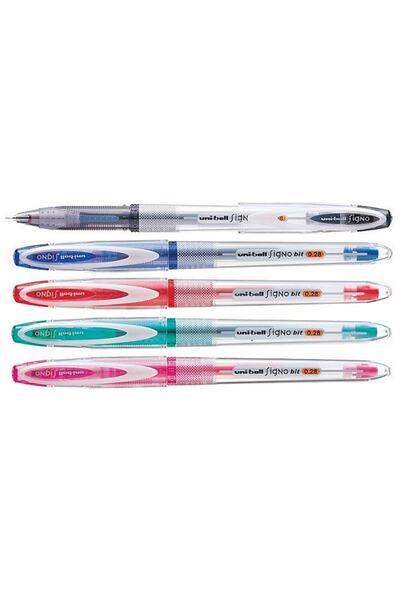UNİ-BALL Uniball Signo Bit 0.28 Jel Kalem Kırmızı
