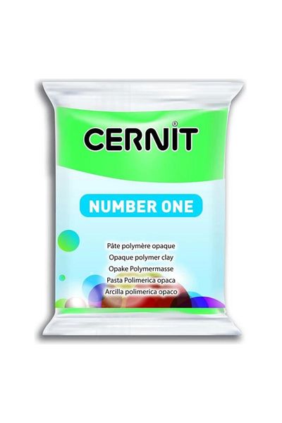 Cernit Number One Polymer Clay 652 Lichen Green 56 Gr