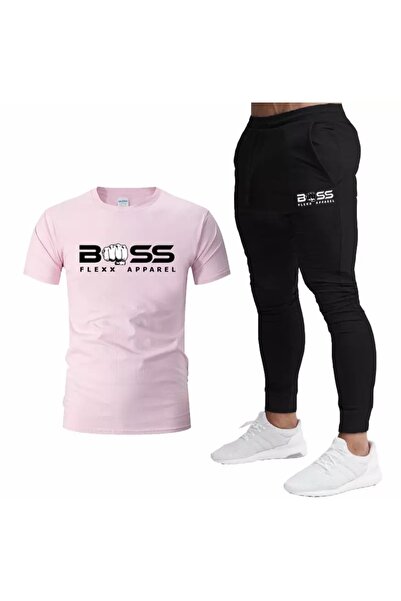 TROVE Ανδρικό Σετ Φόρμας - Μπαμπού Εξαιρετικά Ελαφρύ, Ψηφιακή Εκτύπωση, Κοντο...