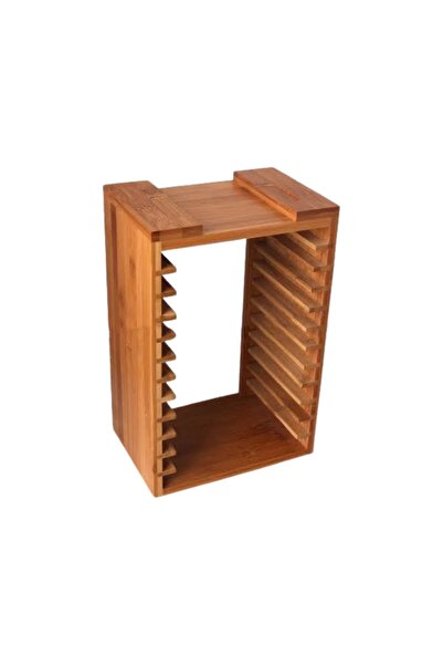 YUES PS4 Serisi Uyumlu Çok Fonksiyonlu Bambu Oyun Standı – Ahşap Organizer, P...