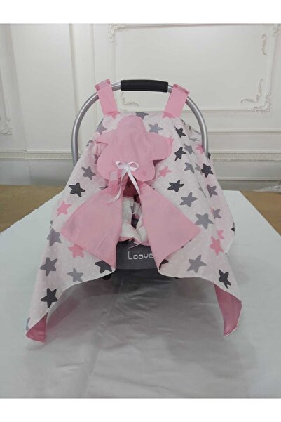 babyen1 Minderli Taşıma Koltuğu Örtüsü, Puset Örtüsü Pembe