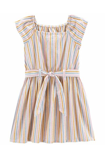Oshkosh B’Gosh Girl's Line Patterned Dress