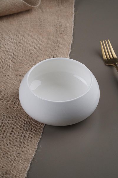 ACAR Bianco Perla Round Bowl - 14 Cm