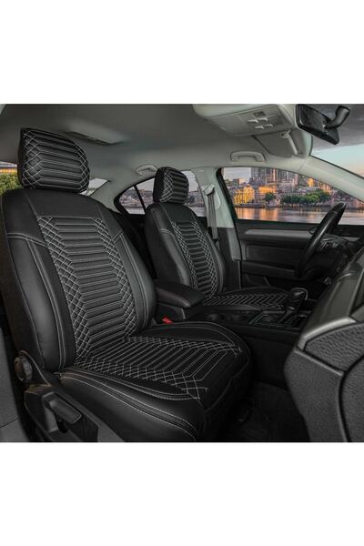 Generic Brand Skoda Karak Luxury Leather Auto Seat Cover Front/Back Set