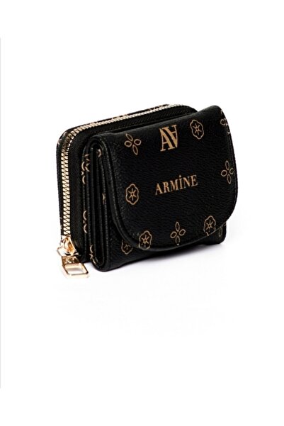 Armine Cüzdan C 10 Siyah Baskılı