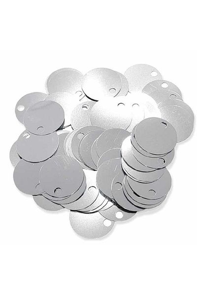 orhanucuzluk Τσάντα και Πέταλο Σουπλά 20 mm (25 γραμμάρια) Γυαλιστερό Γκρι