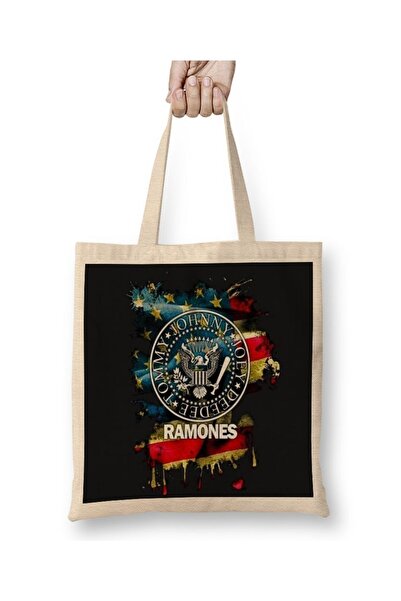 Baskı Dükkanı Ramones 4 Tkanina Torba Duga Sa ručkom