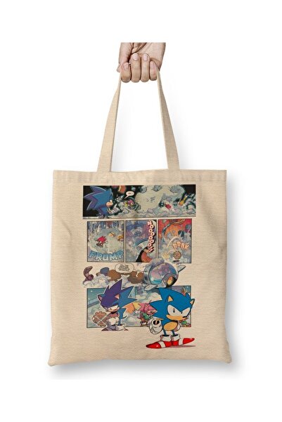 Sonic Tote Bag Long Handle