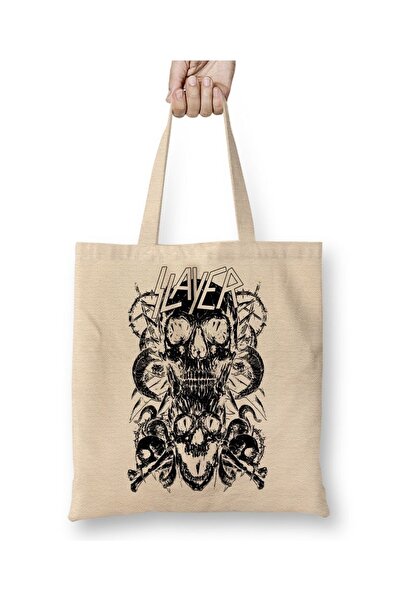Baskı Dükkanı Slayer tkanina Torba duga Sa ručkom