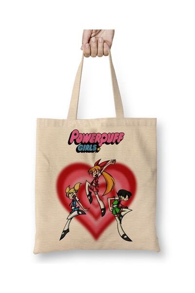 Baskı Dükkanı Powerpuff Girls 013 Tkanina Torba Duga Sa ručkom