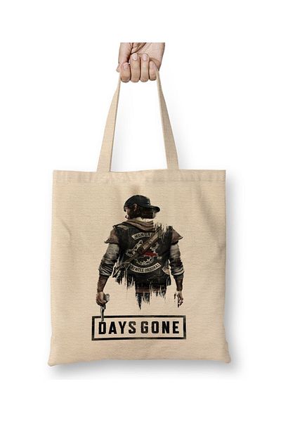 Baskı Dükkanı Days Gone υφασμάτινη τσάντα με μακριά λαβή