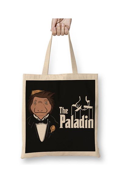 Baskı Dükkanı The Dark Crystal The Paladin υφασμάτινη τσάντα με μακριά λαβή