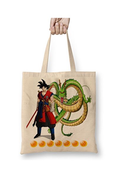 Baskı Dükkanı Goku 03 Tkanina Torba Duga Sa ručkom