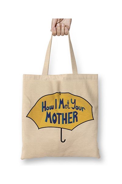Baskı Dükkanı How I Met Your Mother 03 υφασμάτινη τσάντα με μακριά λαβή