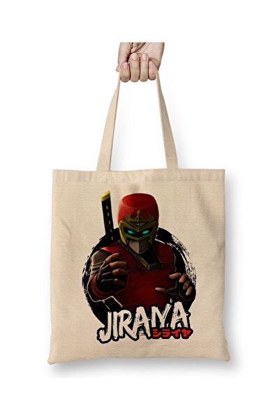 Baskı Dükkanı Ninja Jiraya tkanina Torba duga Sa ručkom