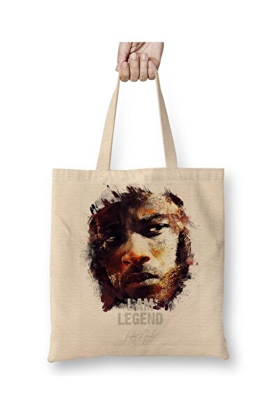 Baskı Dükkanı Ja sam legenda Robert Nevil, tkanina Torba duga Sa ručkom