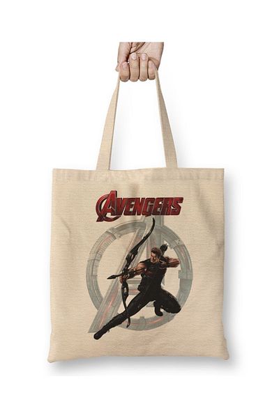 Baskı Dükkanı Υφασμάτινη τσάντα Avengers Arqueiro με μακριά λαβή