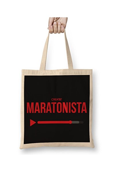 Baskı Dükkanı Maratonac 1 Tkanina Torba Dugačka Sa ručkom