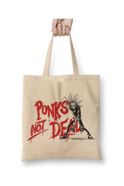 Baskı Dükkanı Punks Not Dead Сумка з довгими ручками