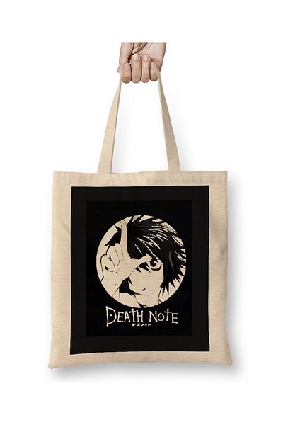 Baskı Dükkanı Υφασμάτινη τσάντα Death Note με μακριά λαβή