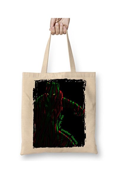 Baskı Dükkanı Black Panther The Black Panther Theory υφασμάτινη τσάντα με μακ...