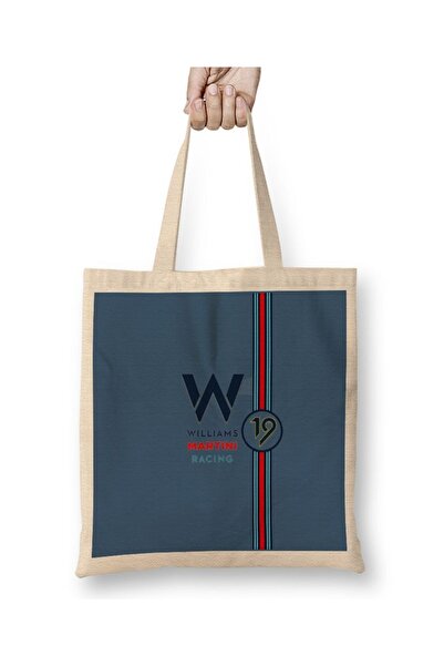 Baskı Dükkanı Williams Martini Racing Formula Cloth Torba Long Sa ručkom