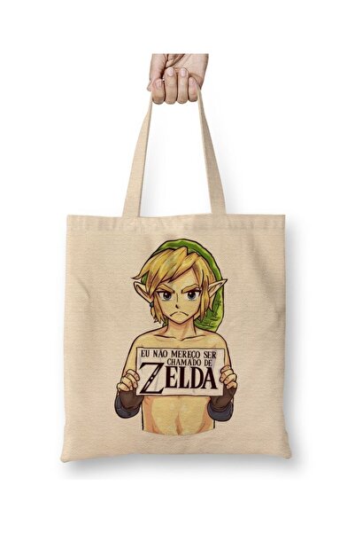 Baskı Dükkanı Link Zelda tkanina Torba duga Sa ručkom