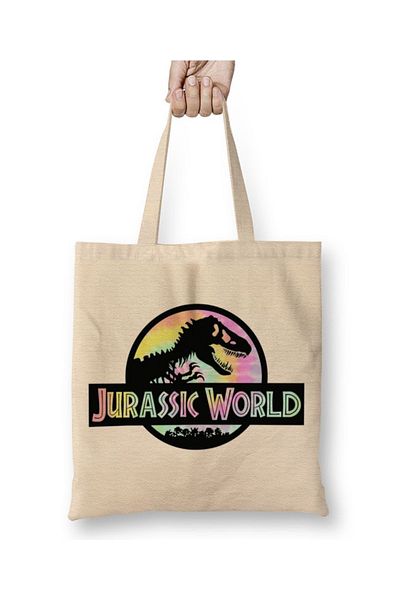 Baskı Dükkanı Υφασμάτινη τσάντα Jurassic World με μακριά λαβή