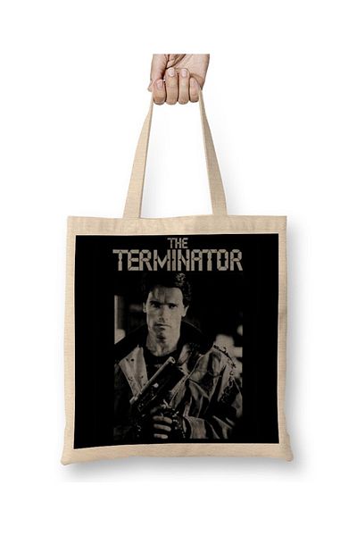 Baskı Dükkanı Τσάντα Terminator 01 με μακριά λαβή