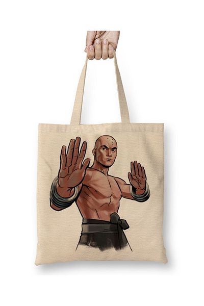 Baskı Dükkanı Υφασμάτινη τσάντα Gordon Liu με μακριά λαβή