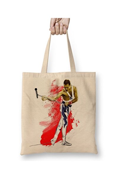Baskı Dükkanı Freddie Mercury 06 Tkanina Torba Duga Sa ručkom