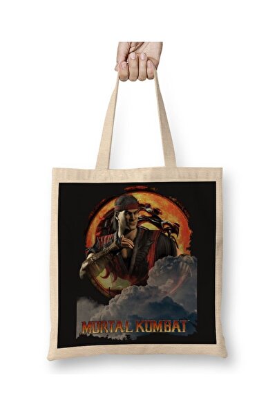 Baskı Dükkanı Mortal Kombat Liu Kang igračka odeća Torba duga Sa ručkom